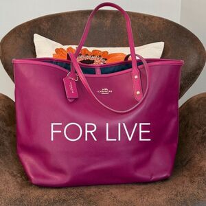 COACH CITY TOTE 2015 LEATHER W/HANGTAG STYLE F35355